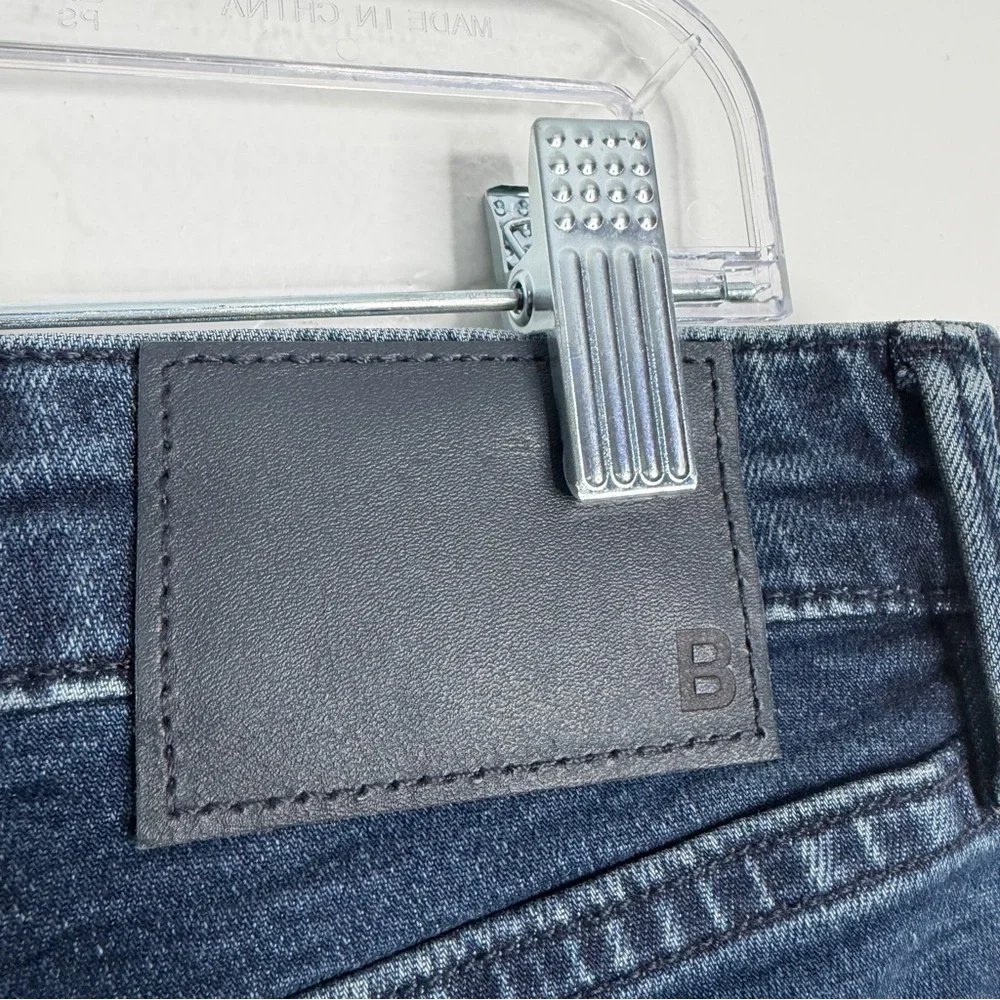 Bonobos Men’s Athletic Fit‎ Jeans Medium Wash Whiskering 33 x 32 Preppy Stretch